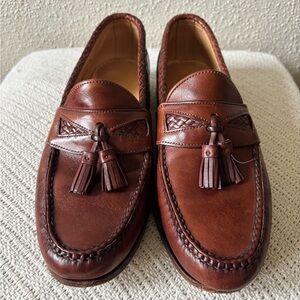 Allen Edmonds Chestnut Leather Tassel Loafers